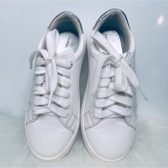 George Girls’ Star Sneakers - Size 13 Kids - Picture 6 of 8